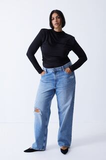 Мешковатые низкие джинсы 90-х годов H&amp;M H&M