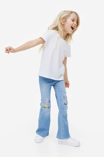 Расклешенные джинсы без застежек H&amp;M H&M