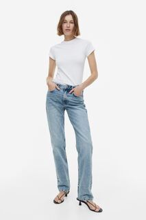 Прямые низкие джинсы H&amp;M H&M