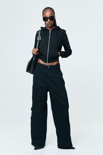 Габардиновые брюки-карго H&amp;M H&M