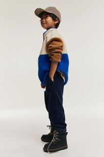 Вельветовые брюки-джоггеры на подкладке H&amp;M H&M