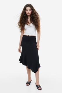 Асимметричная юбка из джерси H&amp;M H&M