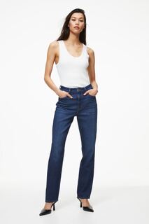 Узкие прямые ультравысокие джинсы H&amp;M H&M