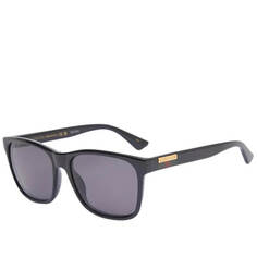 Солнцезащитные очки Gucci Lines Acetate, черный/серый
