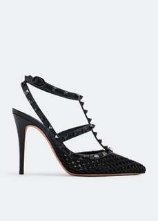 Туфли VALENTINO GARAVANI Rockstud pumps, черный