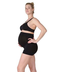 Шорты для беременных с высокой талией для мальчиков MeMoi, черный