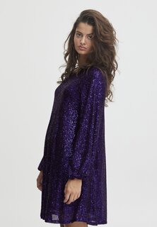 Коктейльное платье ICHI, фиолетовый