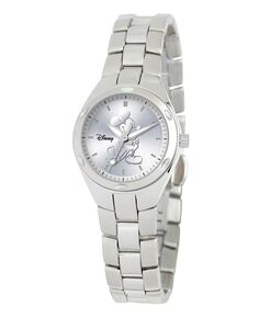 Женские часы Disney Mickey Mouse Fortaleza из нержавеющей стали ewatchfactory, серебро