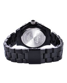 Женские часы Disney Winnie из сплава с черной эмалью и блестками ewatchfactory, черный