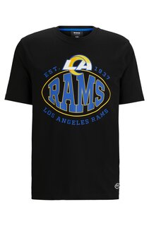 Футболка Boss X Nfl Stretch-cotton Collaborative Branding, Rams