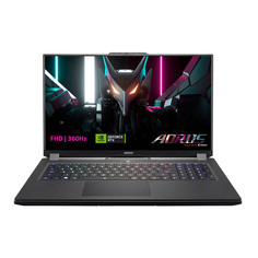 Игровой ноутбук Gigabyte AORUS 17H 17.3&apos;&apos;, 16ГБ/1ТБ, i7-13700H, RTX 4080, черный, английская клавиатура