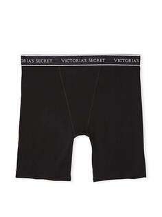Трусы-боксеры Victoria&apos;s Secret Logo Cotton, черный