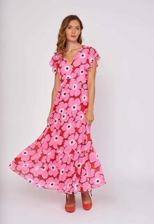 Длинное платье Derhy, розовый