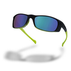 Солнцезащитные очки Higher State Polarised Full Frame Run, зеленый