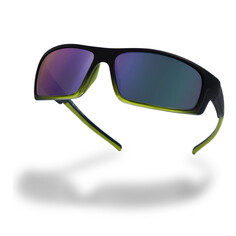 Солнцезащитные очки Higher State Full Frame Wrap Run, зеленый