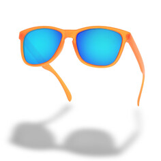 Солнцезащитные очки Higher State Full Frame Run, оранжевый