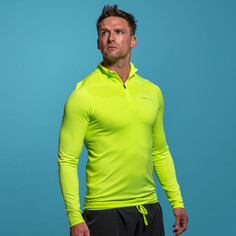 Спортивный топ Higher State Seamfree Half Zip Running, желтый