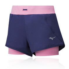 Спортивные шорты Mizuno Mujin 2in1 4.5, розовый