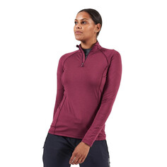 Спортивный топ Montane Dart Thermo Zip Neck, фиолетовый