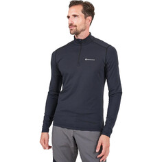 Спортивный топ Montane Dart Zip Neck, черный