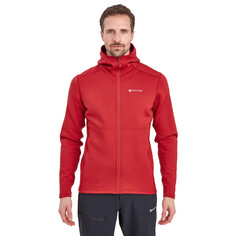 Куртка Montane Fury Hooded Fleece, красный