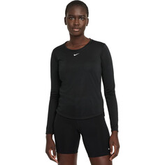Спортивный топ Nike Dri-FIT One Standard Fit Long-Sleeve, черный