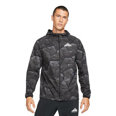 Куртка Nike Lightweight Allover Print Trail Running, черный