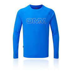 Спортивный топ OMM Bearing Long Sleeved Running, синий ОММ