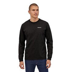 Спортивный топ Patagonia P-6 Logo Responsibili-Tee, черный