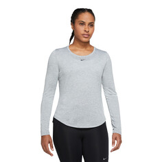 Спортивный топ Nike Dri-FIT One Standard Fit Long-Sleeve, серый
