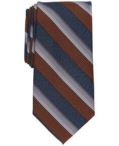 Классический мужской галстук в полоску Preston Perry Ellis