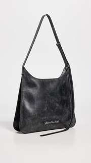 Сумка через плечо Acne Studios Platt Crackle, черный