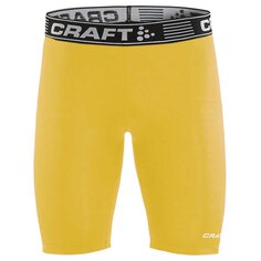 Тайтсы Craft Pro Control Compression Short, желтый