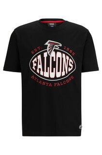 Футболка Boss X Nfl Stretch-cotton Collaborative Branding, Falcons