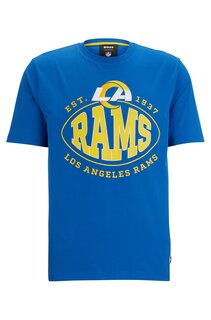 Футболка Boss X Nfl Stretch-cotton Collaborative Branding, Rams