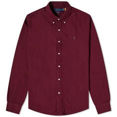 Рубашка Polo Ralph Lauren Garment Dyed Button Down, бордовый