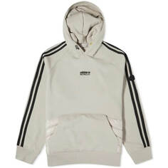 Толстовка Moncler x Adidas Originals Down Panel, бежевый