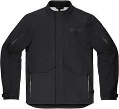 Icon Stormhawk WP Мотоцикл Текстиль куртка, черный