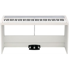 Цифровое пианино Korg B2, 88 клавиш, белое, со стойкой и педалью
