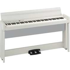 Аудиоресивер Korg C1 Air Bluetooth 88-клавишное цифровое пианино с клавиатурой RH3 Real Weighted Hammer Action 3, белый