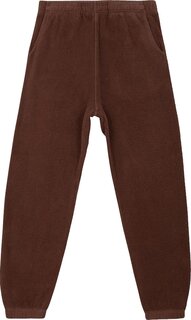 Спортивные брюки Brain Dead Reverse Fleece Sweatpant With PVC &apos;Chocolate&apos;, коричневый