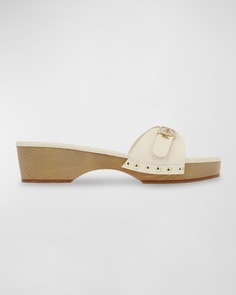 Кожаные сандалии-сабо Omia с пряжкой Ancient Greek Sandals