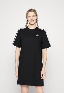 Платье из джерси Adidas, черный