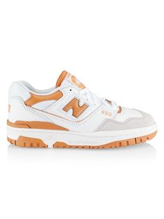 Низкие кроссовки 550 New Balance, белый