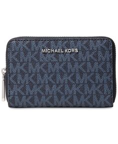 Чехол для визиток с логотипом Jet Set на молнии Michael Kors