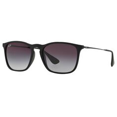 Солнцезащитные очки Ray-Ban RB4187 Chris Square, черный/серый с градиентом
