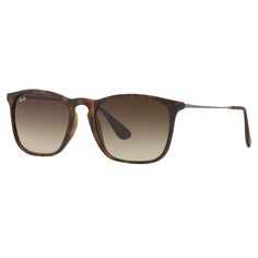 Солнцезащитные очки Ray-Ban RB4187 Chris Square, черепаховый/коричневый с градиентом