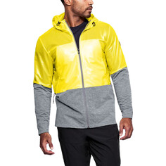 Куртка Under Armour Hybrid Windbreaker Running, желтый