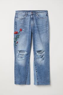 H&amp;M расклешенные высокие джинсы H&amp;M H&M