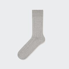 Ребристые носки Uniqlo, серый